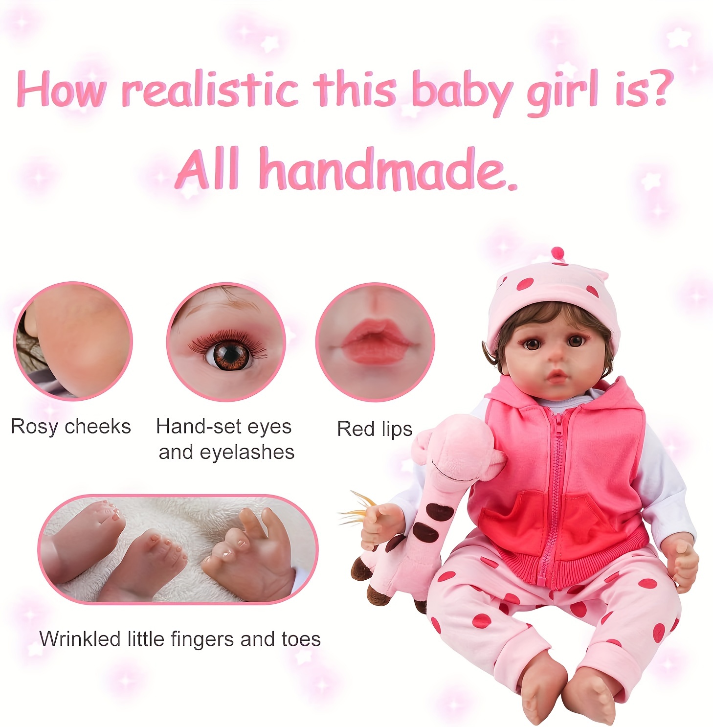 Bambole Neonati Realistiche Rinate Vera Bambina In Silicone - Temu  Switzerland