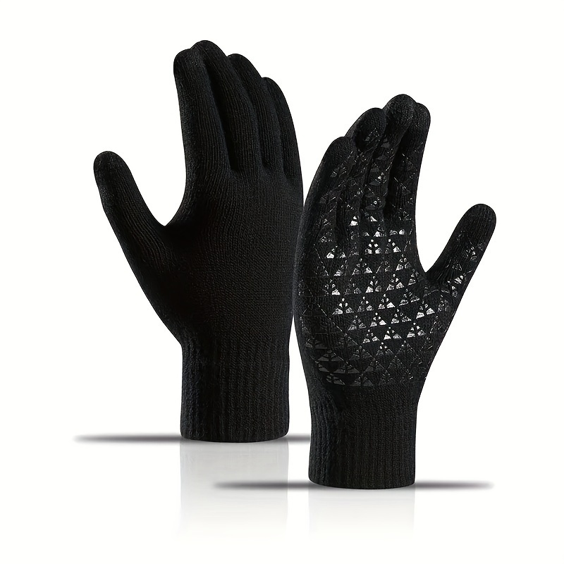 Winter Touch Screen Gloves Cashmere Thickened Warm - Temu Canada