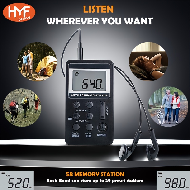 Mini Tune Buddy Jog And Walk With MP3 Player And FM Radio