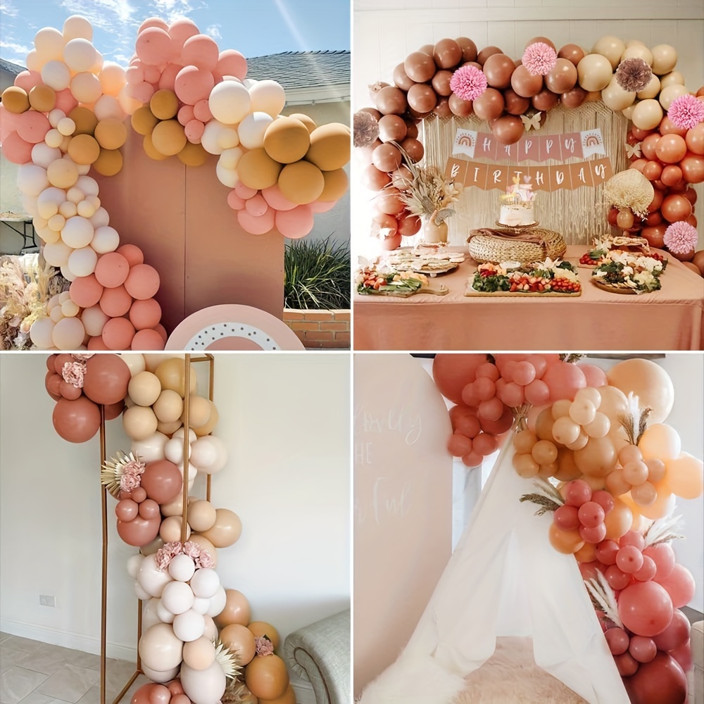 Ensemble De Ballons Boho Avec Fleur En Papier Bannière - Temu Belgium