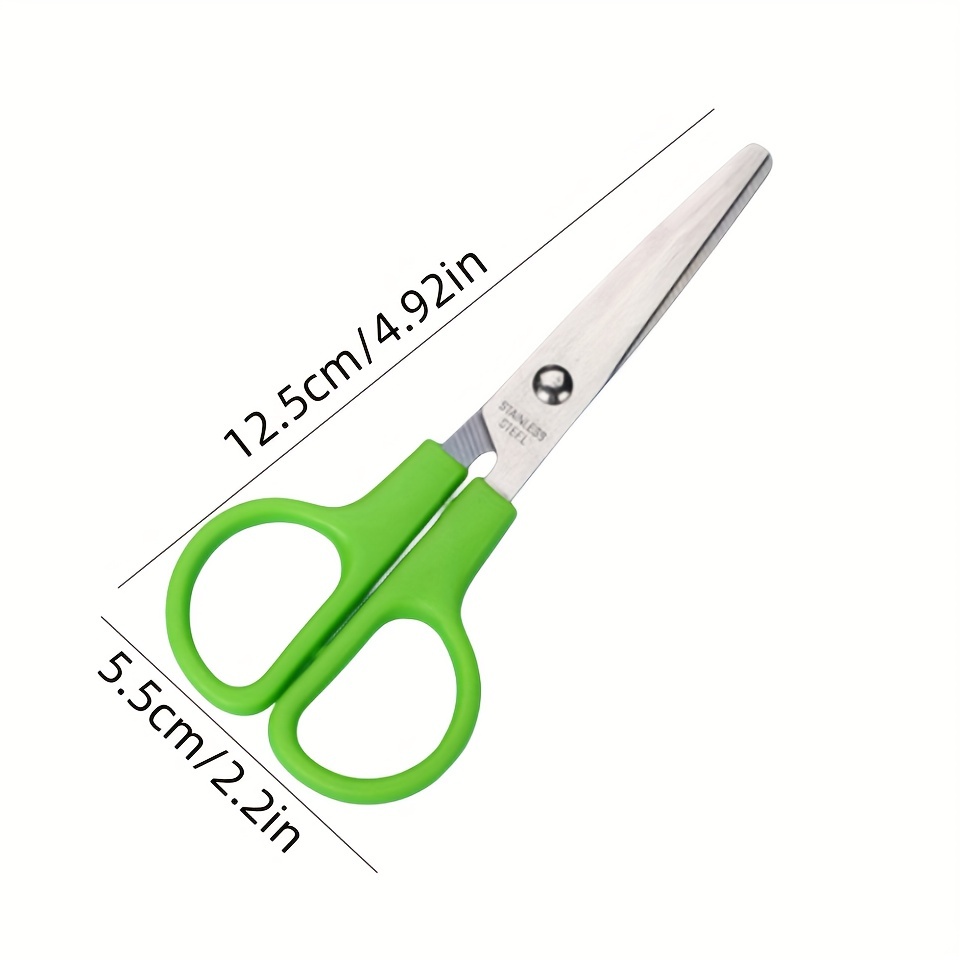 Stainless Steel Children Scissors Handmade Scissors Student Office Paper  Cutting Sharp and Small Sewing Scissors Household
