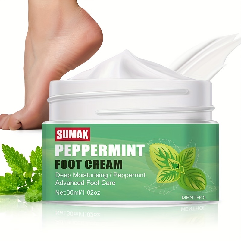 

Vitamin C Peppermint Foot Lotion - Deeply Moisturizing Cream For Dry, Cracked Heels - Daily Foot Care For Women And Men