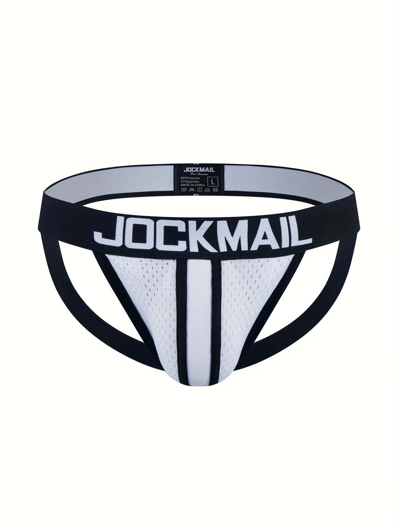 Jockmail Men's Mesh Breathable Sexy Underwear Thongs Super - Temu