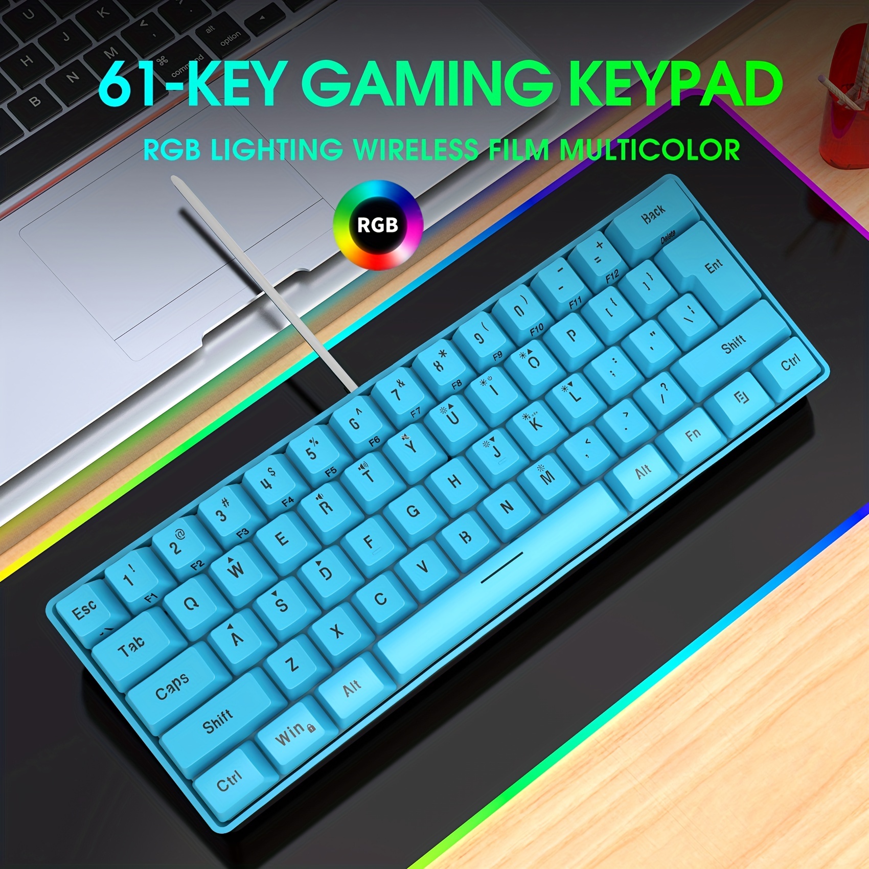 RedThunder Clavier de jeu RVB K96 - Bloc de couleurs TKL - Design compact -  Ergonomique - Pour joueurs de PC-Mac - Gris - Blanc128 - Cdiscount  Informatique