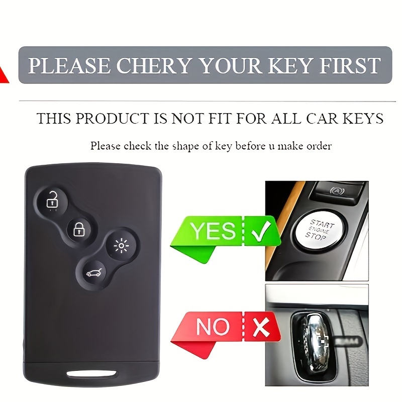 Protect Car Remote Key Case Cover for Renault Fluence Duster Megane Kadjar  Clio 