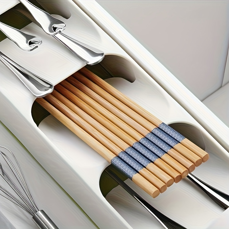Inserción del organizador del cajón de la bandeja de especias cortado a  medida sistema modular de arce o nogal premium con bloque de cuchillos,  bandeja de especias, opción de contenedor 