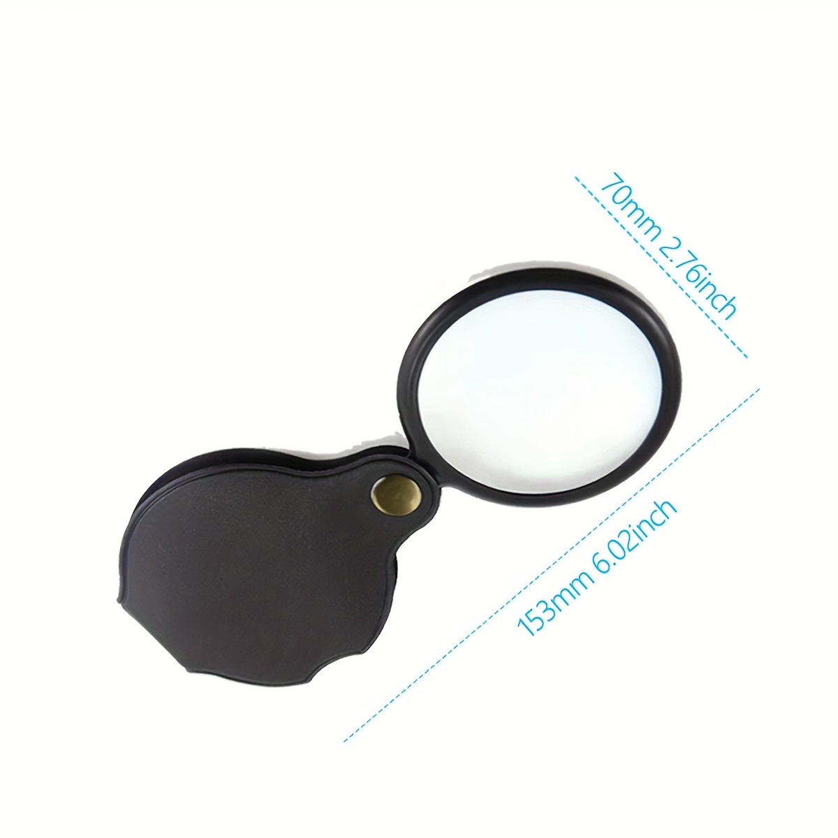 Magnifying Glass Handheld Pocket Magnifier Small Folding - Temu