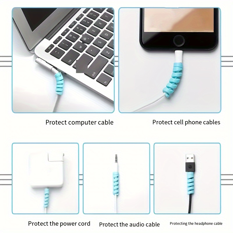 Earphone Cable Protector For iphone earphones Wire organizer