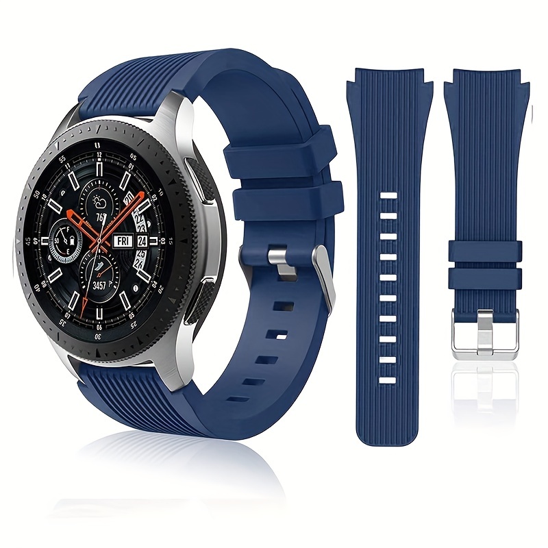 Para Samsung Galaxy Watch 46mm 22mm Correa de reloj de silicona