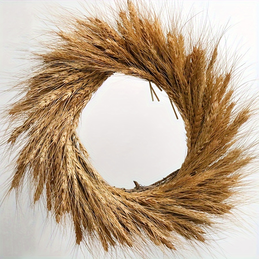 Natural Dried Flower Wreath Reed Pampas Grass Spring Summer - Temu