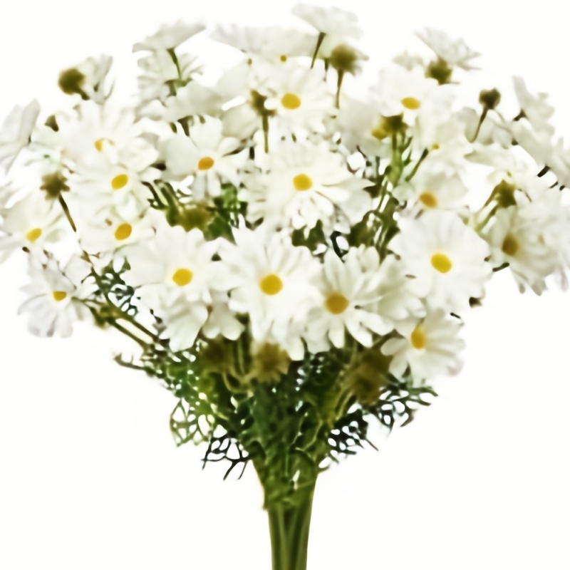Artificial Daisy Flowers Bulk White Artificial Daisies Bulk - Temu