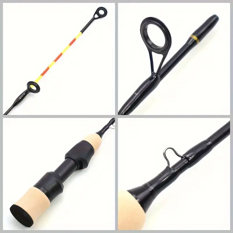 Ultralight Ice Fishing Rod Glass Fibre Fishing Pole Winter - Temu