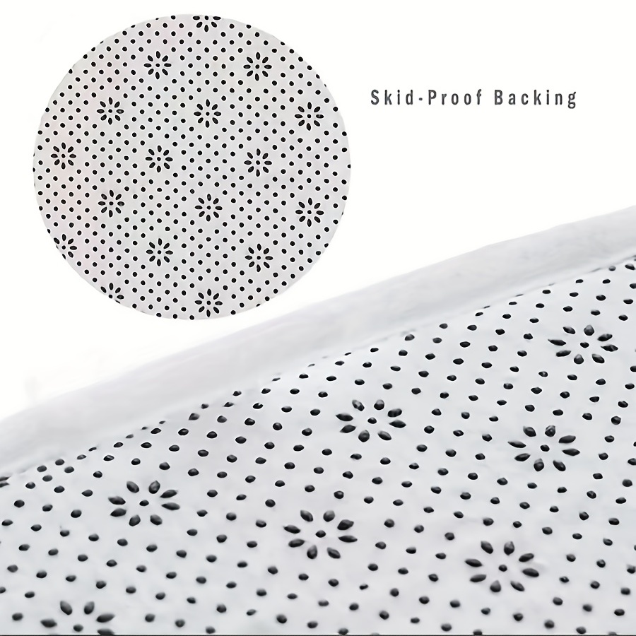 MANSFIELD Art Mat, Black/white Vinyl Protective Mat, Ceramic Design,  Waterproof Floor Mat, Vinyl Area Rug, Home Ideas, Bathroom, Kitchen 