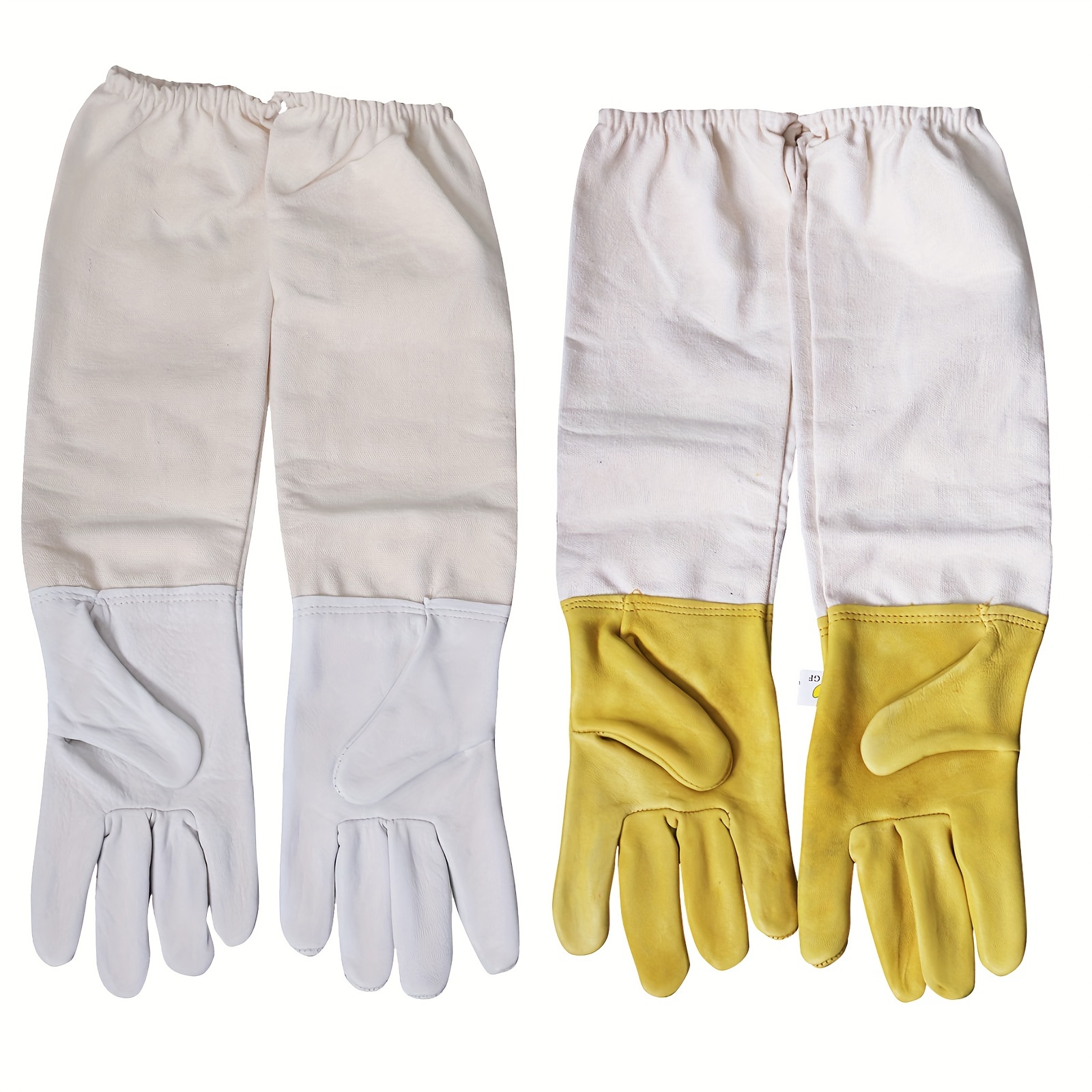 Gants de jardinage en coton jersey antidérapant motif abeilles