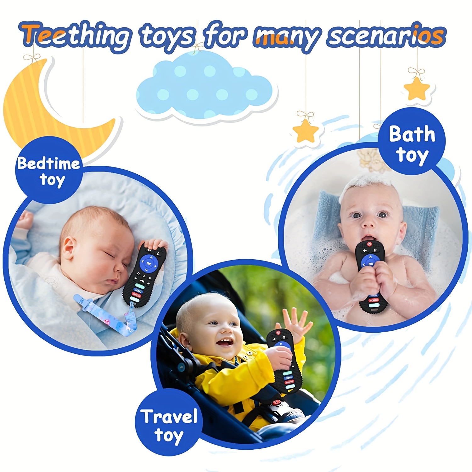  Baby Teething Toys Sensory Baby Toys chew Toys