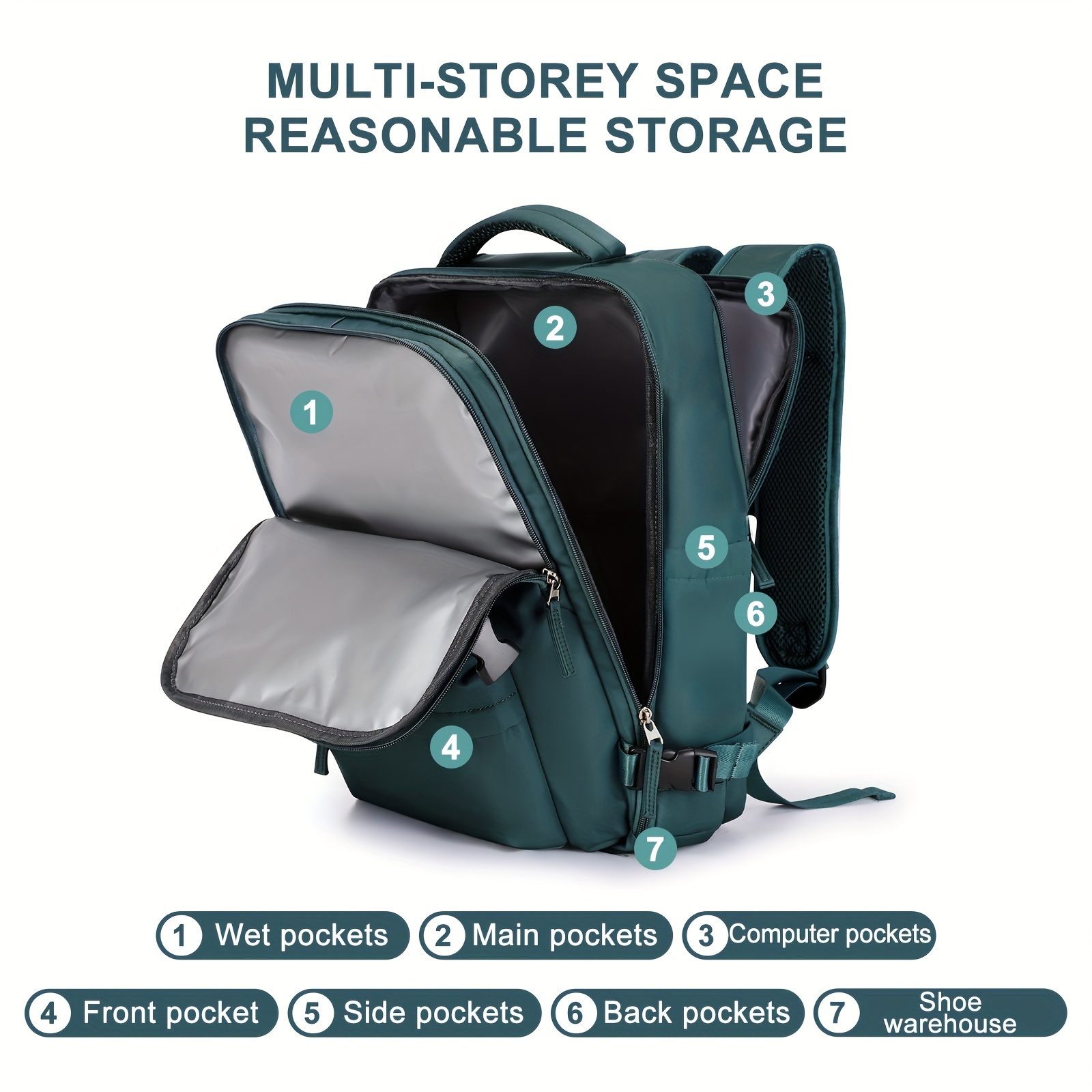 Olive Green Roll Top Backpack/cordura Water Resistant Backpack Purse/laptop  Backpack/minimalist Weekender Bag/travel Backpack/sakkahandmade 