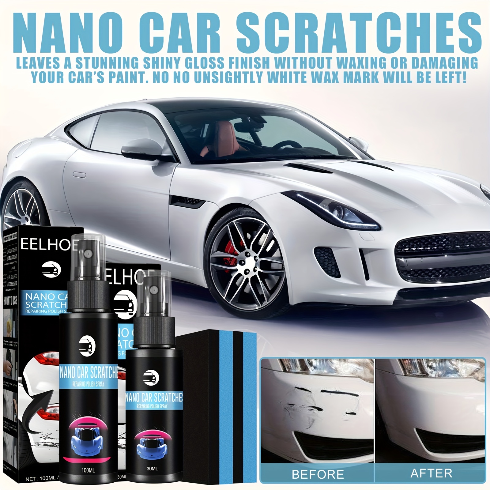 50/100ml Nano Car Scratch Removal Spray Repair Nano Spray