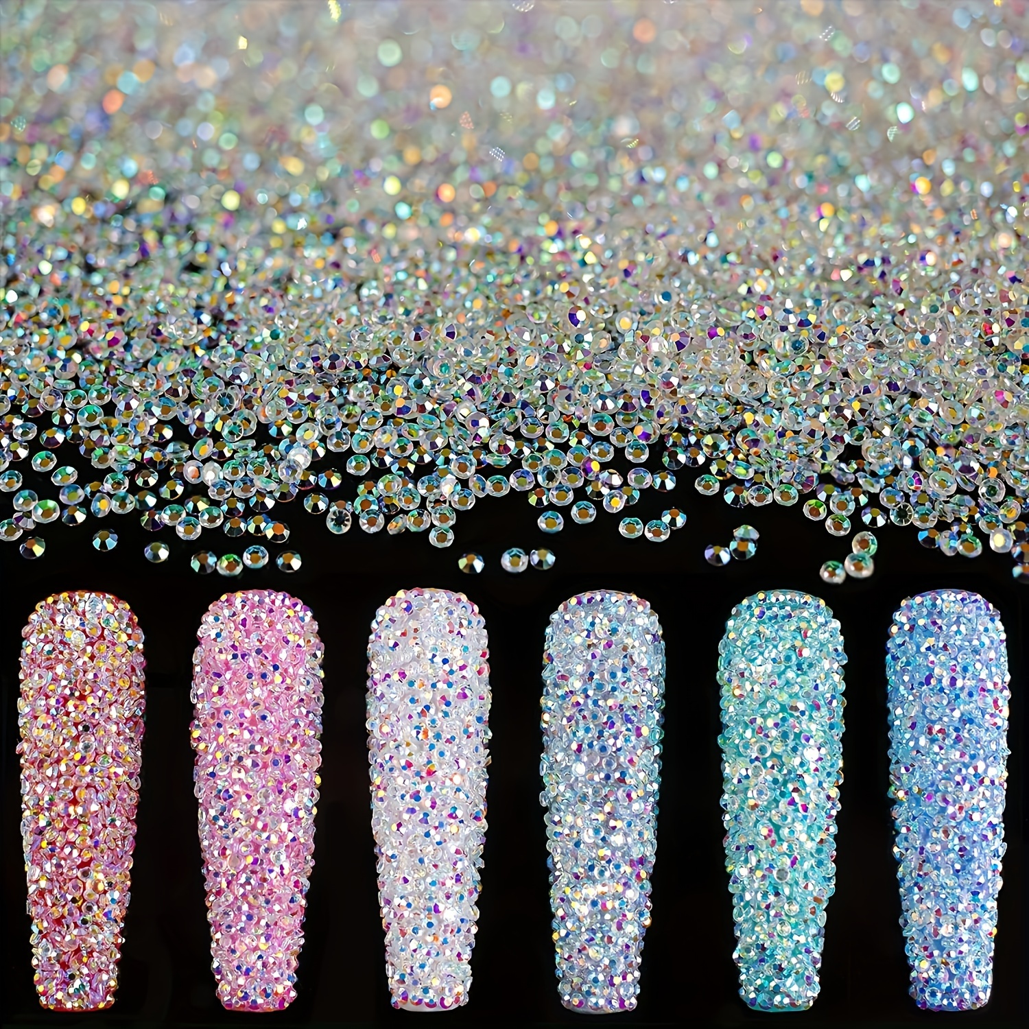 Clear Nail Art Rhinestones –