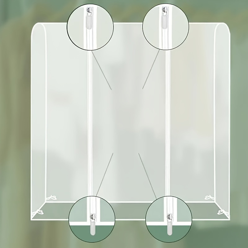 1 Copertura Trasparente Indumenti Copertura Cerniera - Temu Italy