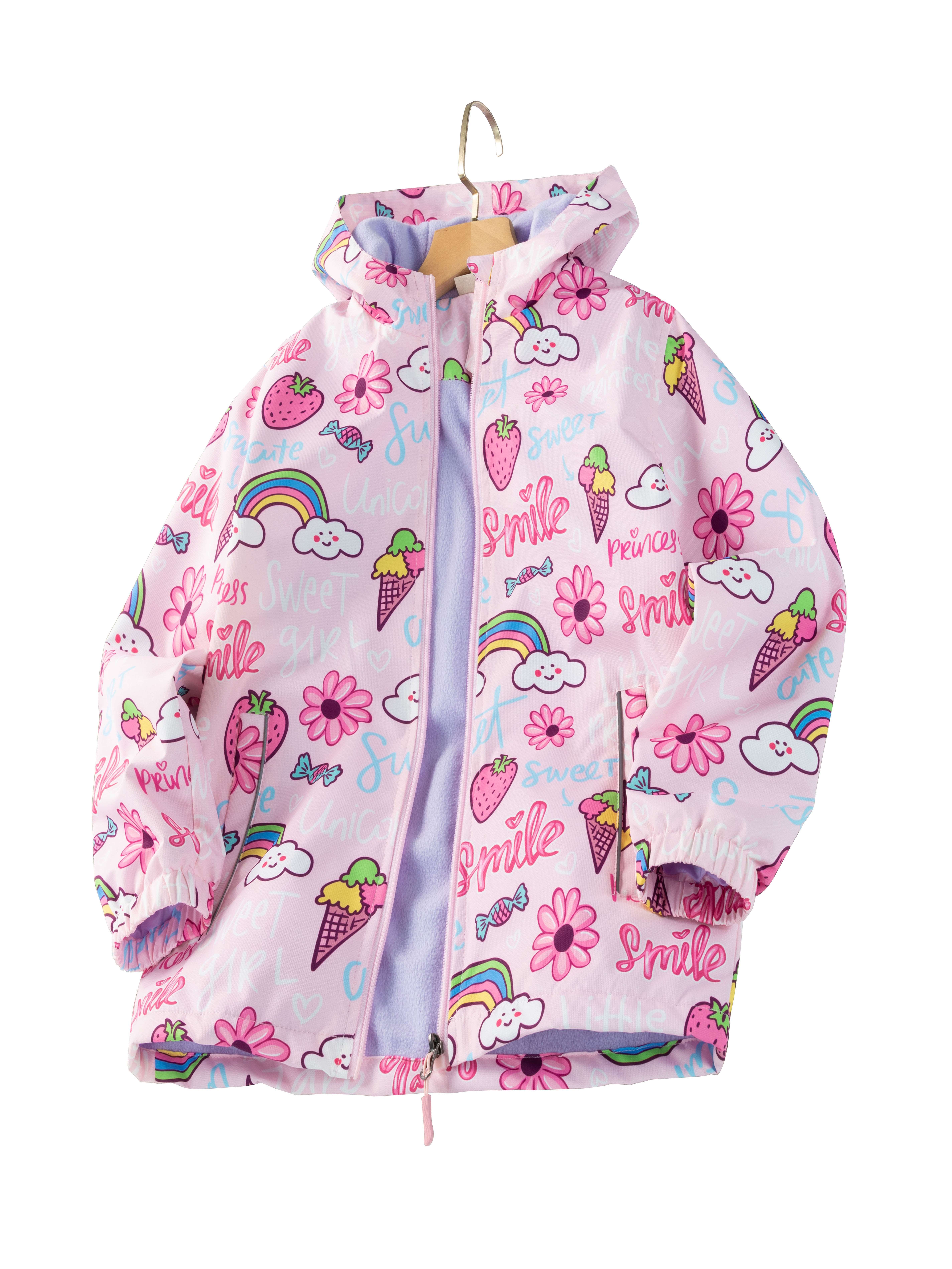  Chubasquero transparente a la moda con capucha para niñas,  chaqueta de viento para niños, impermeable, unisex y niñas : Productos para  Animales