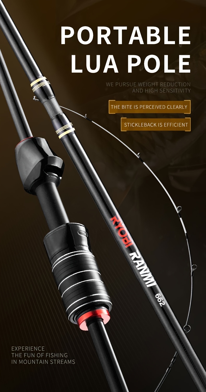 Travel Fishing Rod Casting Spinning Rods Ultralight Carbon Fiber