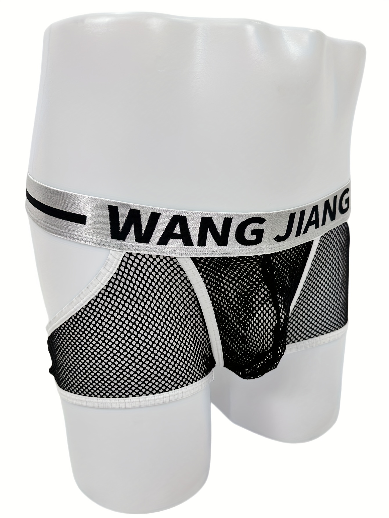 Men's Boxer Briefs Underwear Mesh See Trough Pouch Support