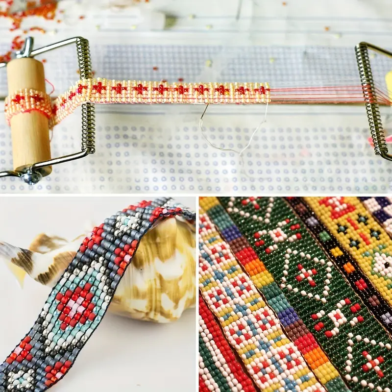 Portable Hand Knitting Machine With Hand Crank Embellishment - Temu