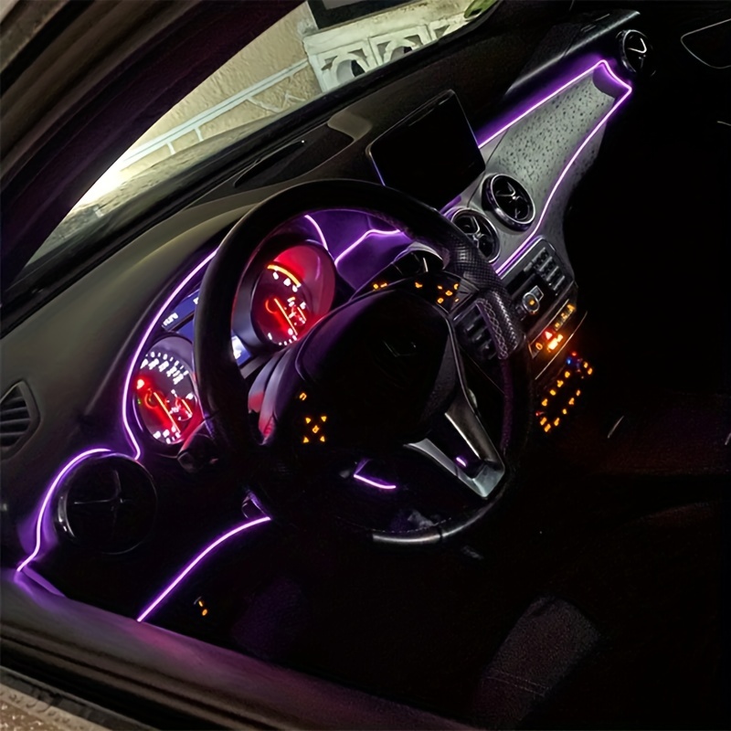 MOTOCOVERS 5m Car Interior Accessories Atmosphere Lamp EL Cold Light Line  With USB DIY Decorative Dashboard Console Auto LED Ambient Lights From  Motocovers01, $8.85