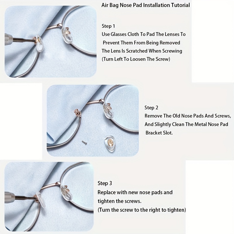 How to Replace Nose Pads on Glasses: 10 Steps (with Pictures)