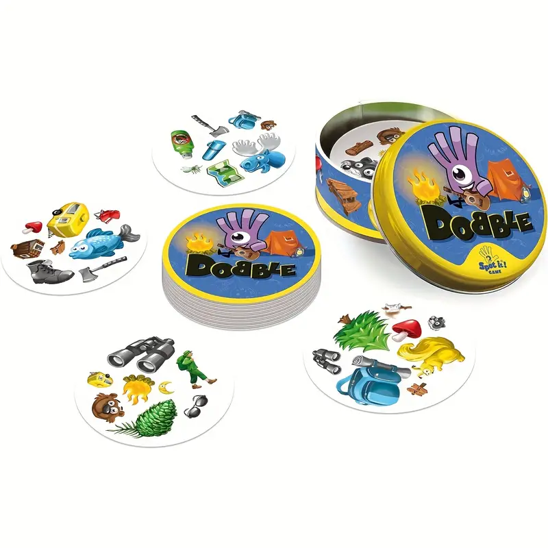 Go Camping Card Game Dobble Matching Game Fun Kids Game For - Temu