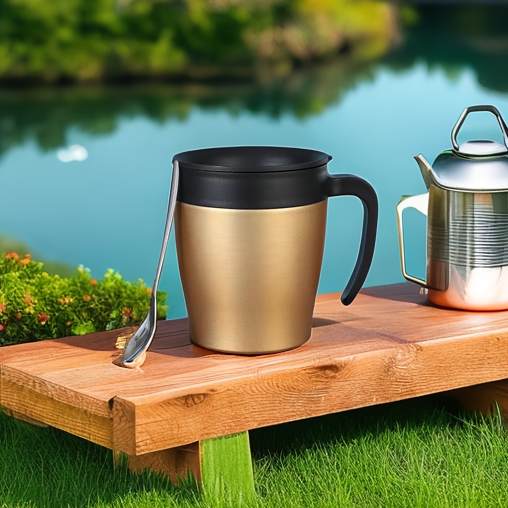 Water Cup With Handle Water Bottle Coffee Cup Simple - Temu