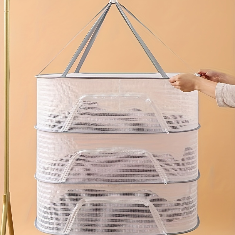 1pc Clothes Drying Basket, Sun-cure Basket, Drying Net, Clothes Flat Padded  Mesh Basket, Household Drying Bib Socks Artifact, Sweater Special Drying R
