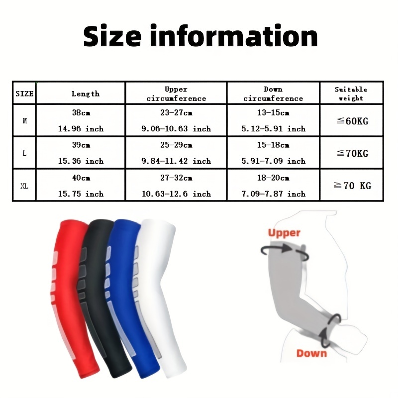 1pc High Performance Sports Compression Arm Sleeves Youth Adult Sizes For  Enhanced Performance In Football Baseball Basketball Cycling Tennis -  Sports & Outdoors - Temu Canada