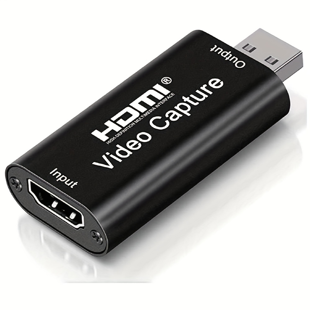 Capture vidéo Audio Vidéo USB 2.0 Convertisseur numérique VHS VCR Boîte de  capture vidéo Vhs C Hi8 Cassettes Enregistreur de transfert sur DVD  Compatible avec Win 10 S Ar