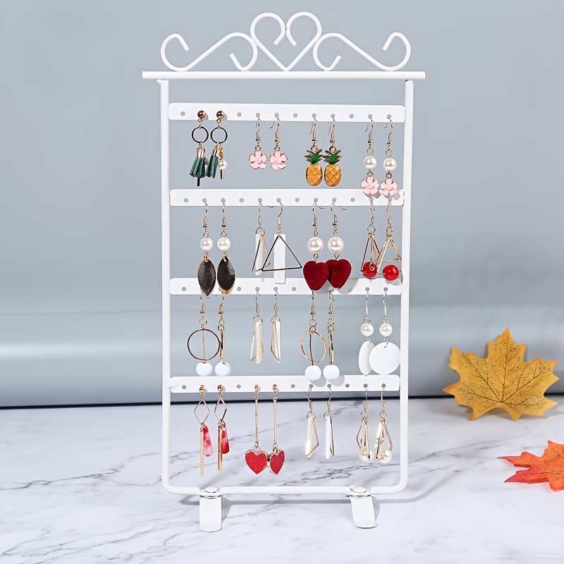 Earring Display Stand,Earrings Holder Organizer and Earring Tree 100  Holes,5 Tier Jewelry Organizer rack of Storing for Girls