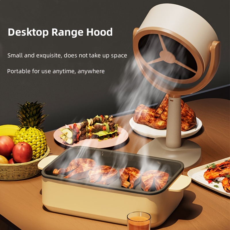 Desktop Range Hood Portable Range Hood With 2 Speeds Exhaust - Temu