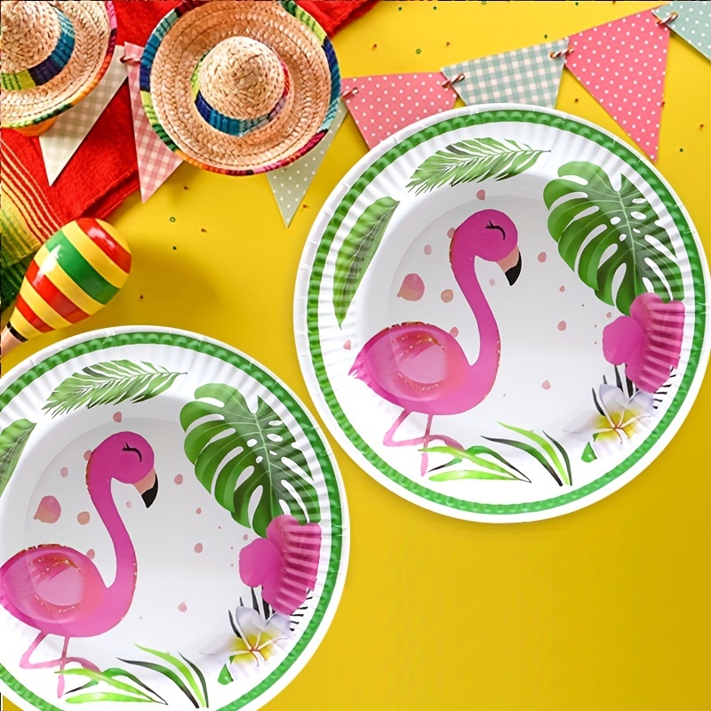 Hawaii Flamingo Assiettes En Papier Articles De Fête Toucan Vaisselle Fête  Danniversaire Floral Verdure Plantes Ensemble Vaisselle Jetable Pour 8  Invités Serviettes, Tasses Du 20,23 €