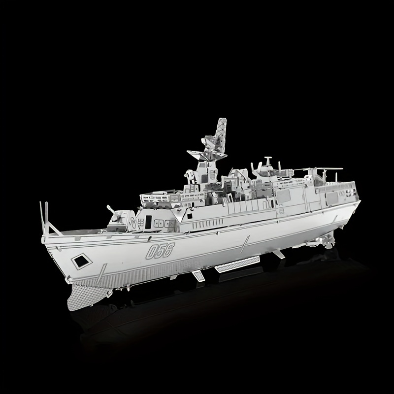 

056 Frigate All Metal Stainless Steel Diy 3d Three-dimensional Puzzle Alloy Assembly Model