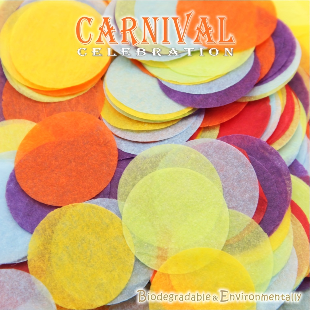 COLORFUL TISSUE PAPER CONFETTI