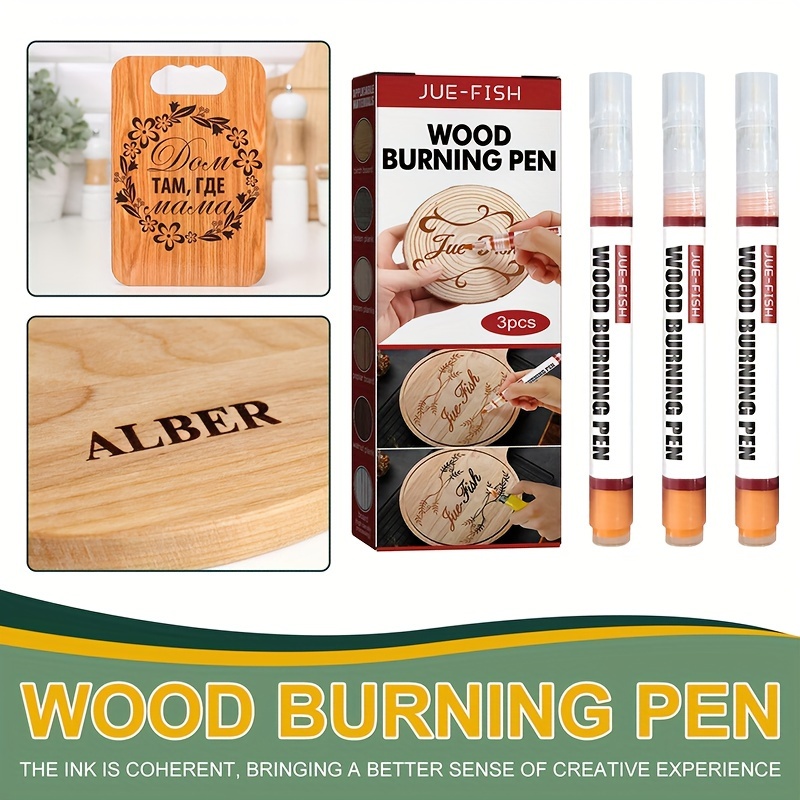 Wood Burning Pens Scorch Wood Burned Marker Pyrography Pens - Temu