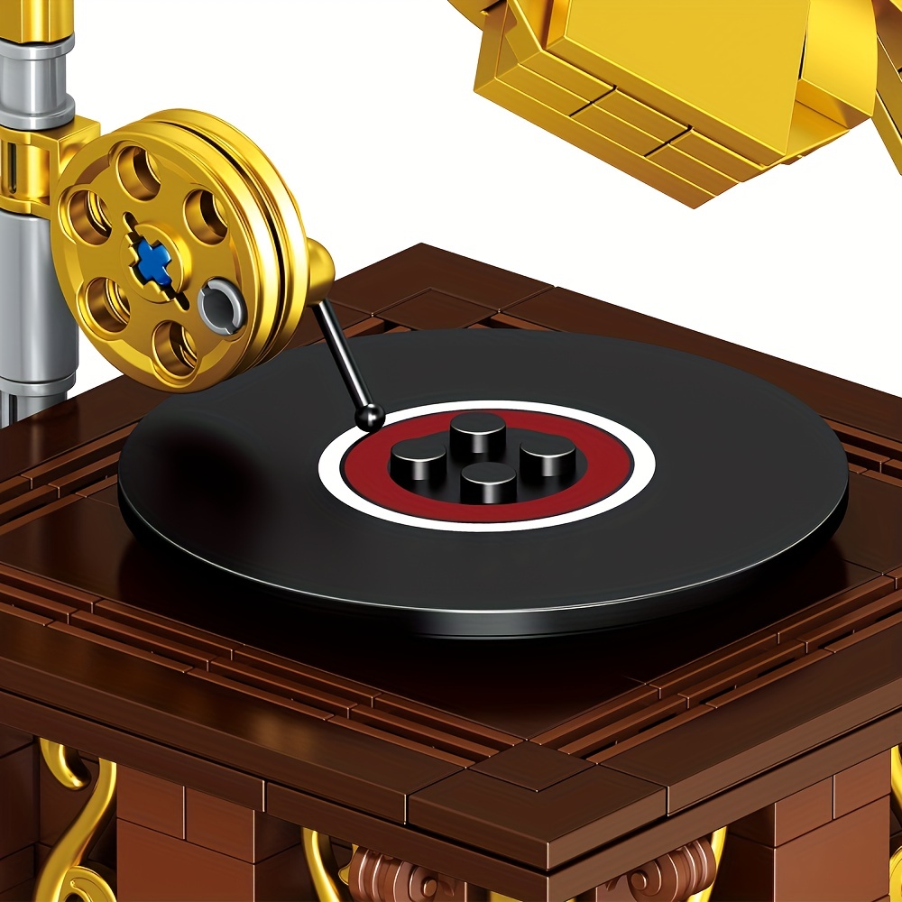 PAN TASY™ Retro Phonograph Building Blocks, The Special Gift
