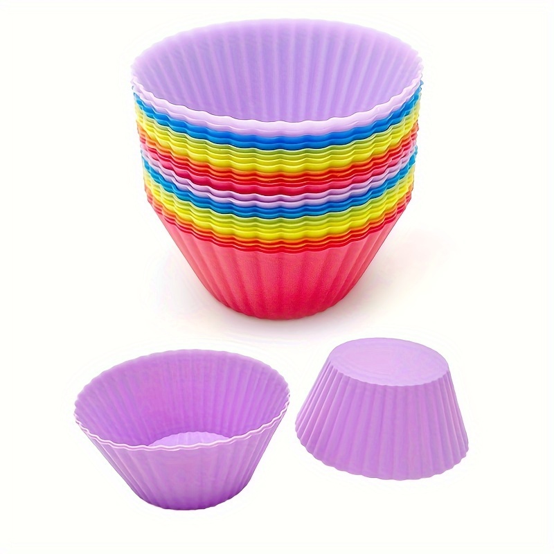 24-Pack-Reusable-Silicone-Baking-Cups-Cupcake-Liners-Muffin-Cups-Cake-Molds