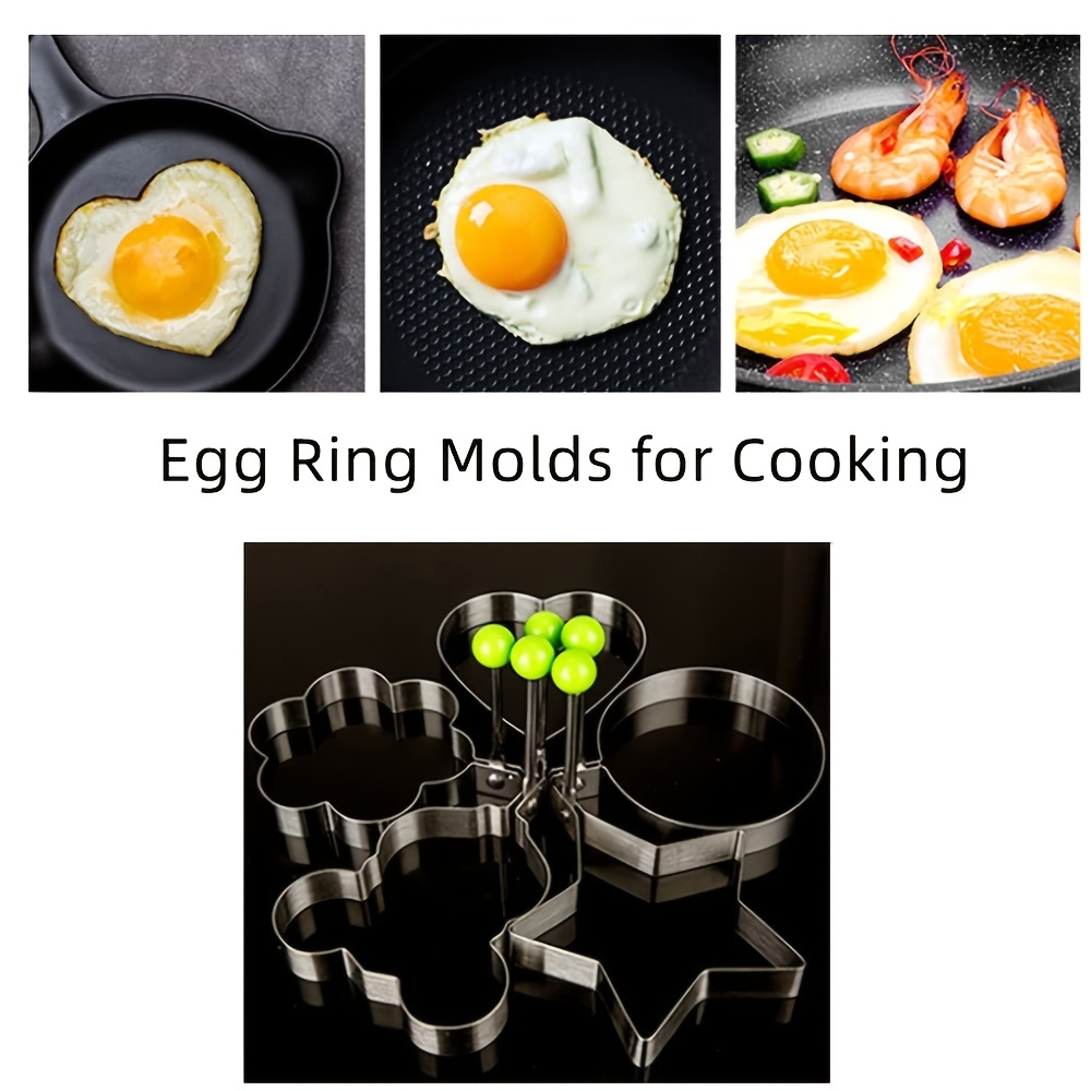 Stainless Steel Fried Egg Pancake Shaper Omelette Rings Mold - Temu