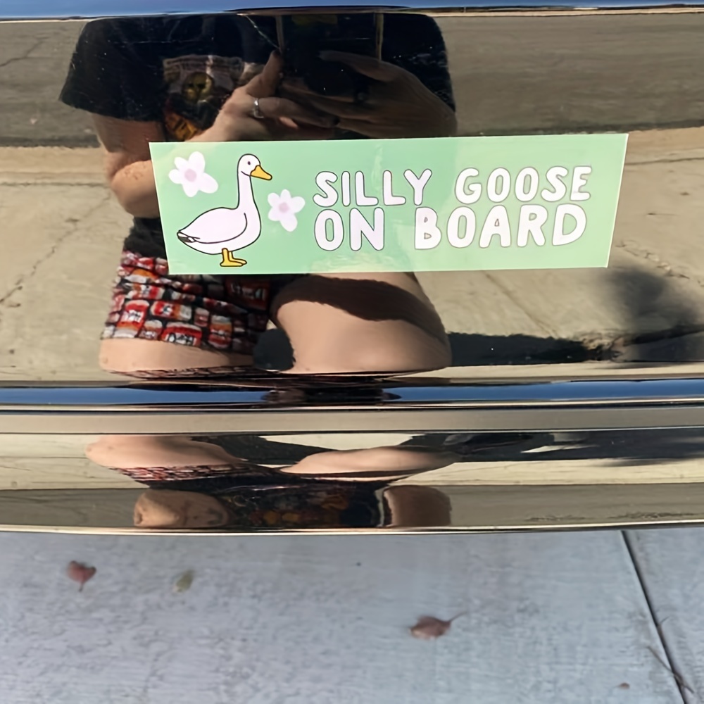 Silly goose on board meme | Sticker