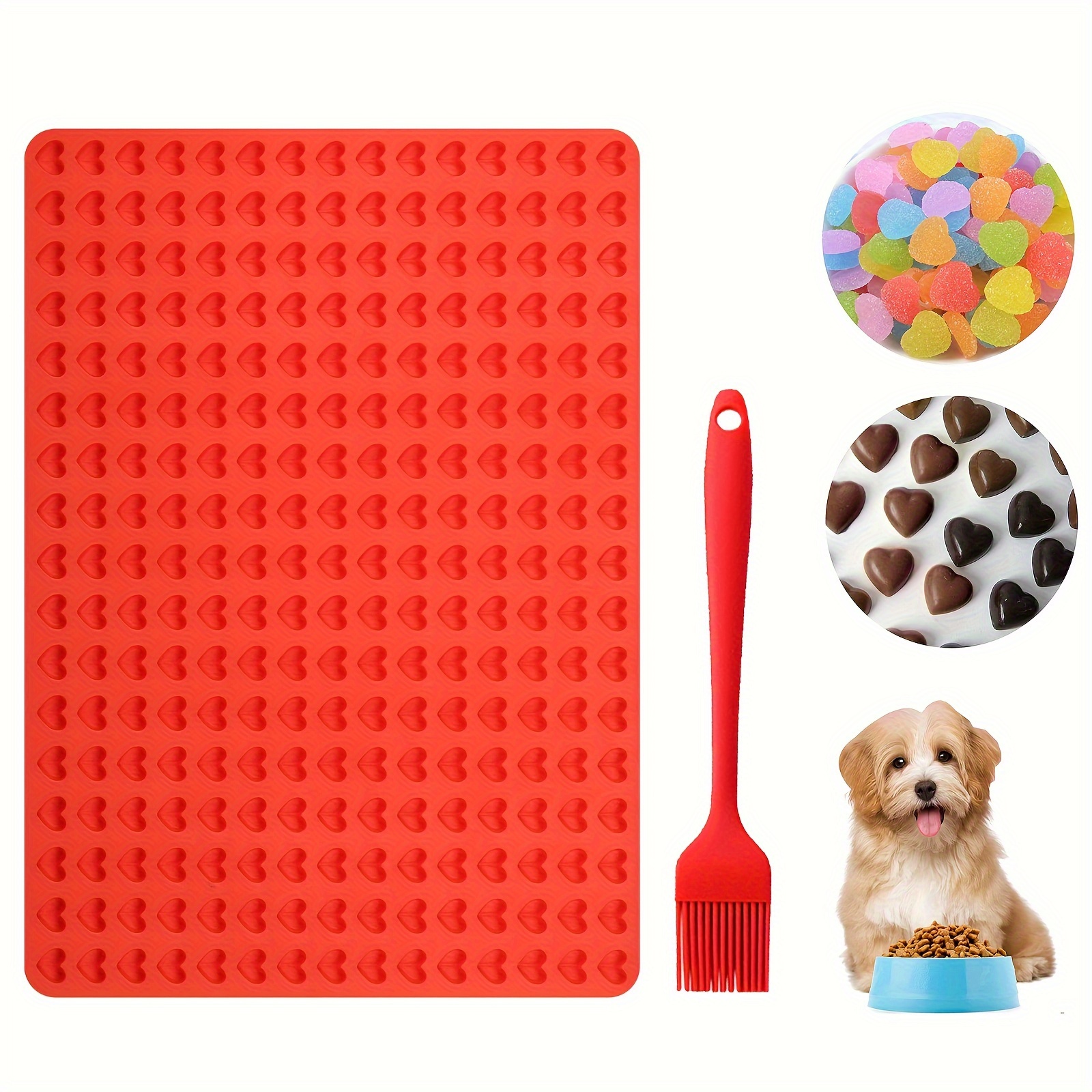 Mini Round Silicone Mold for Dog Treats, Semi Sphere Gummy Candy, Ganache  Jelly Pet Treats, Baking Molds, 468 Cavity - AliExpress