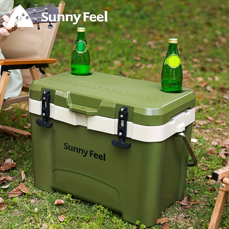 65 Qt. White Outdoor Camping Picnic Fishing Portable Cooler Portable Insulated Camping Cooler Box