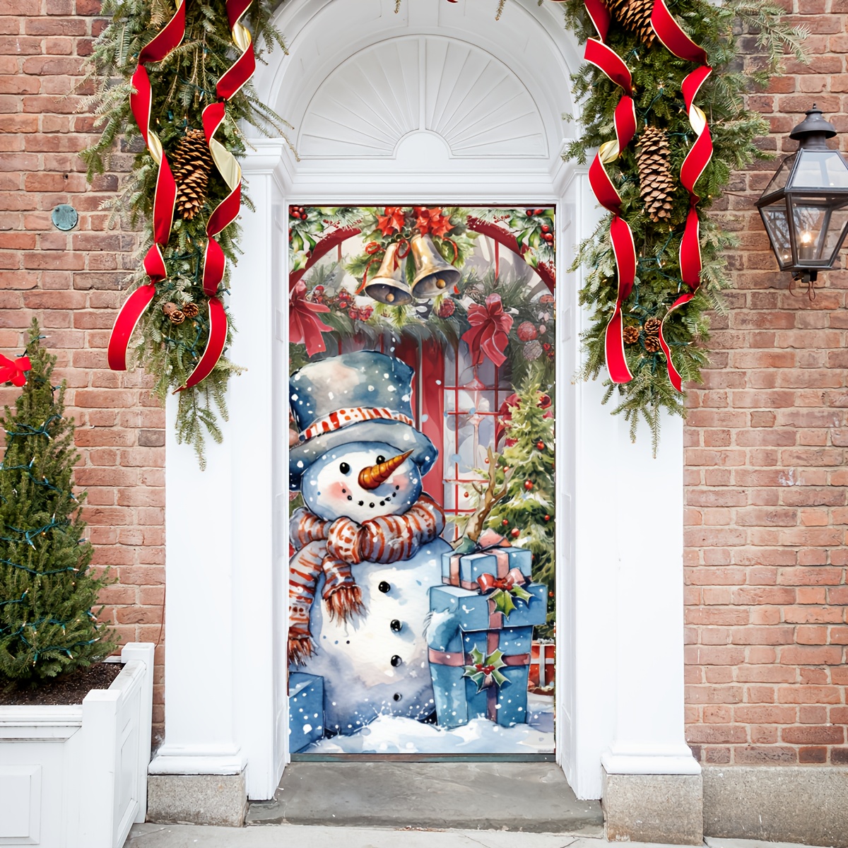 christmas office door decorating ideas snowman