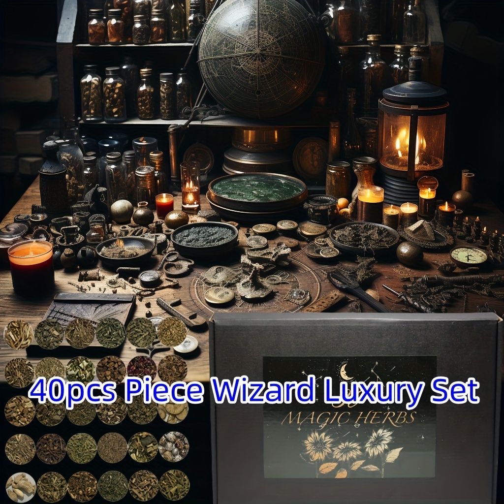 Wizard's Potion Making Box Apothecary Kit With Supplies 
