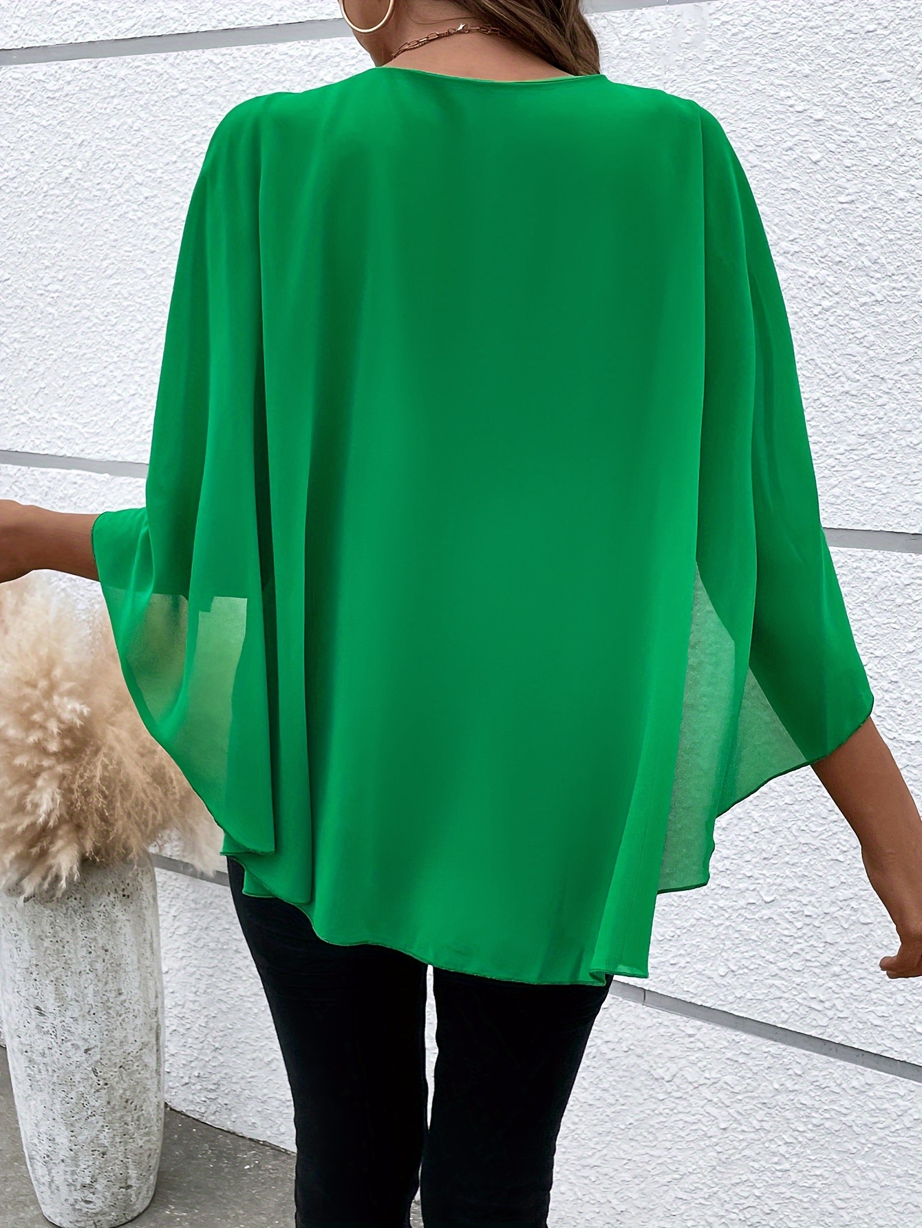 Blusas tipo online poncho