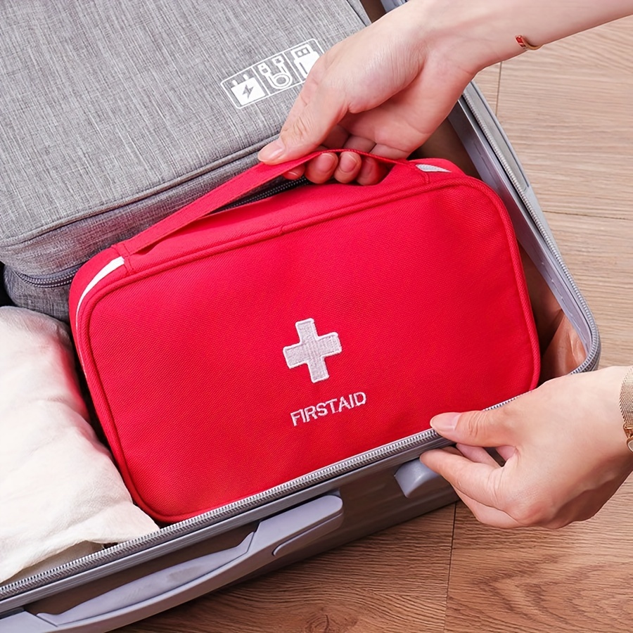 Empty First Aid Kit Bag for Travel & Outdoor Use
